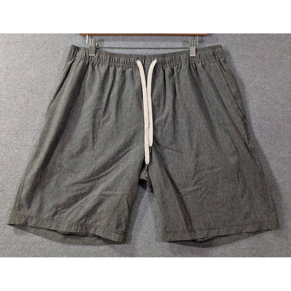 Tailor Vintage Gray Performance Lined Shorts Men's XL Drawstring Stretch